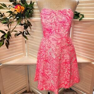 LILLY PULITZER BLOSSOM PINK DRESS SIZE 8